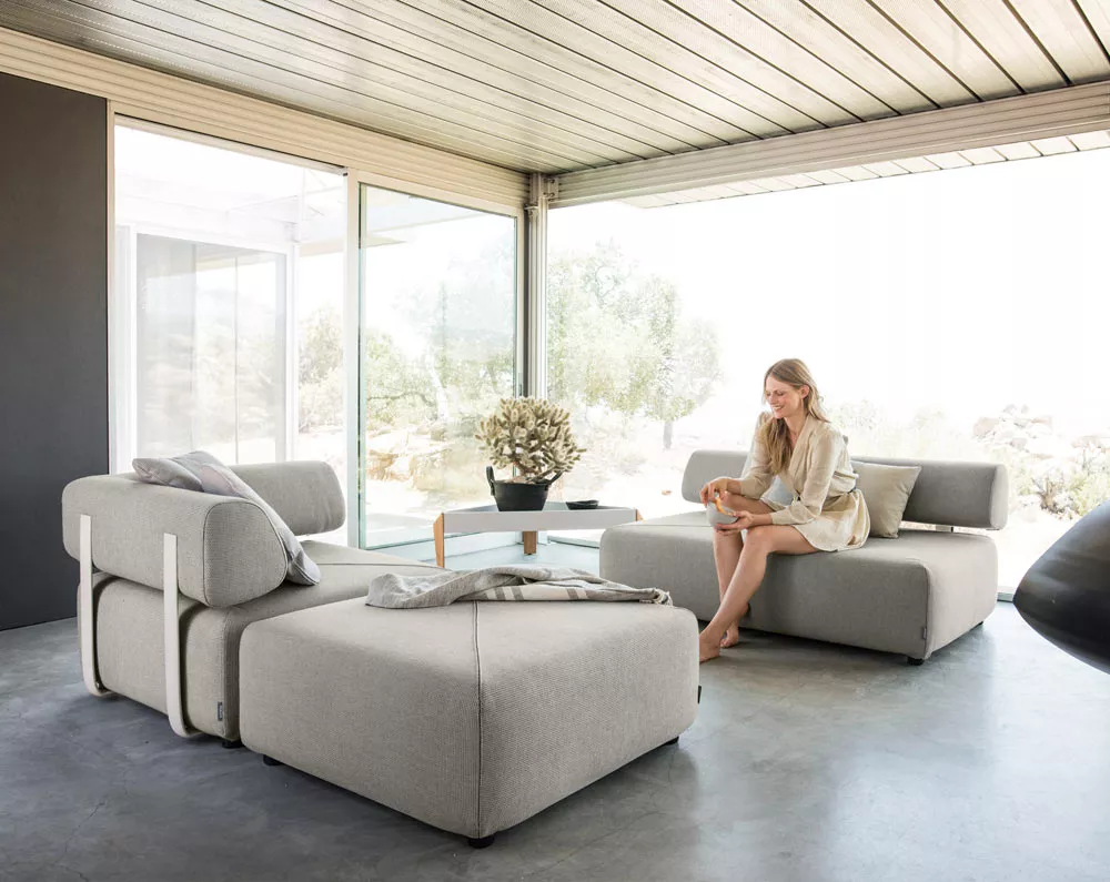 DEDON BRIXX Loungesofa Modul L  
