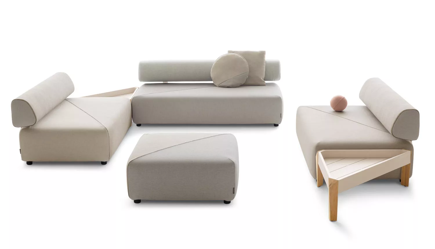 DEDON BRIXX Loungesofa Modul L  