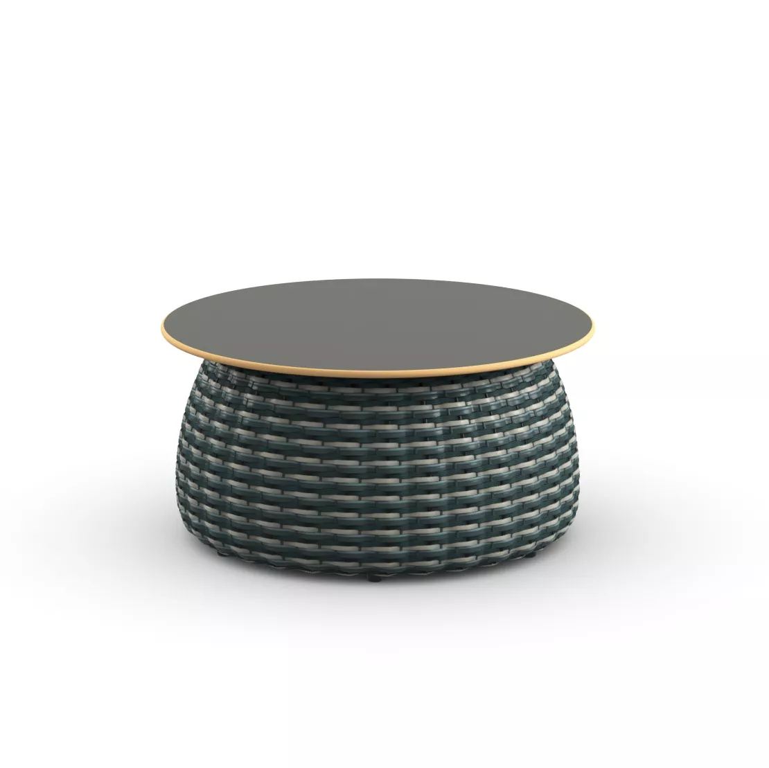 Dedon Porcini Beistelltisch 61 cm in grün ohne Hintergrund